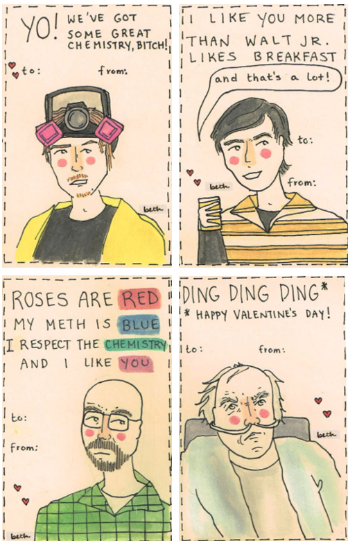 bad valentines cards breaking bad valentines cards pleated bad valentines cards breaking bad valentines cards pleated