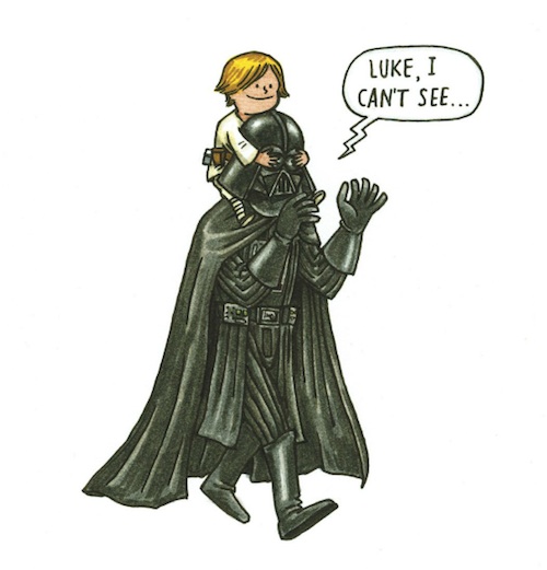 Darth Vader and Son by Jeffrey Brown (12)