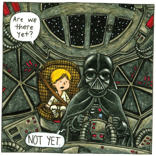 Darth Vader and Son by Jeffrey Brown (8)