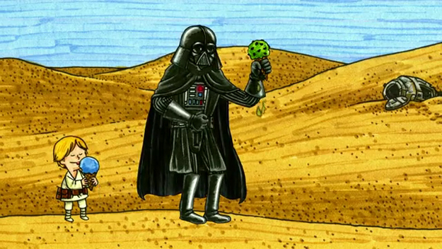 Darth Vader and Son by Jeffrey Brown (6)