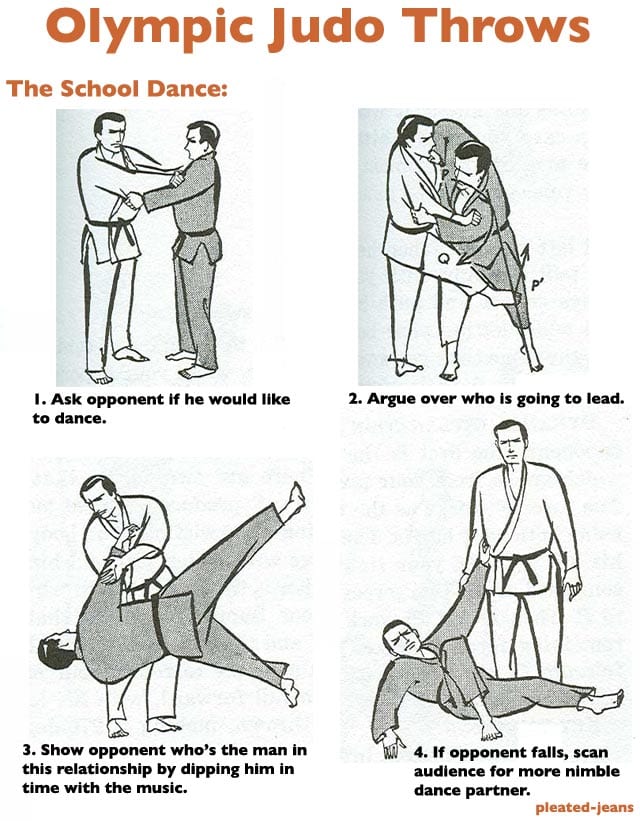 6 Judo Throws You'll See at the Olympics Pleated Jeans