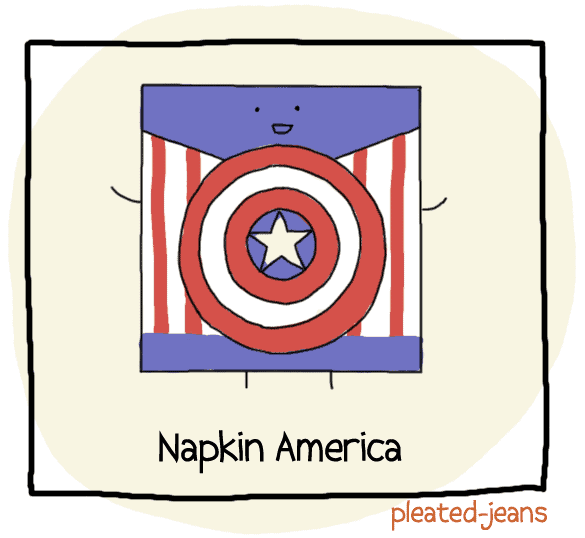 Household-Superheroes---Napkin-America