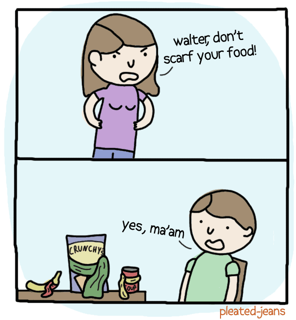 dont-scarf-your-food