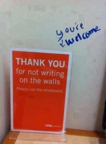 Smart-Ass Replies to Written Notes (1)