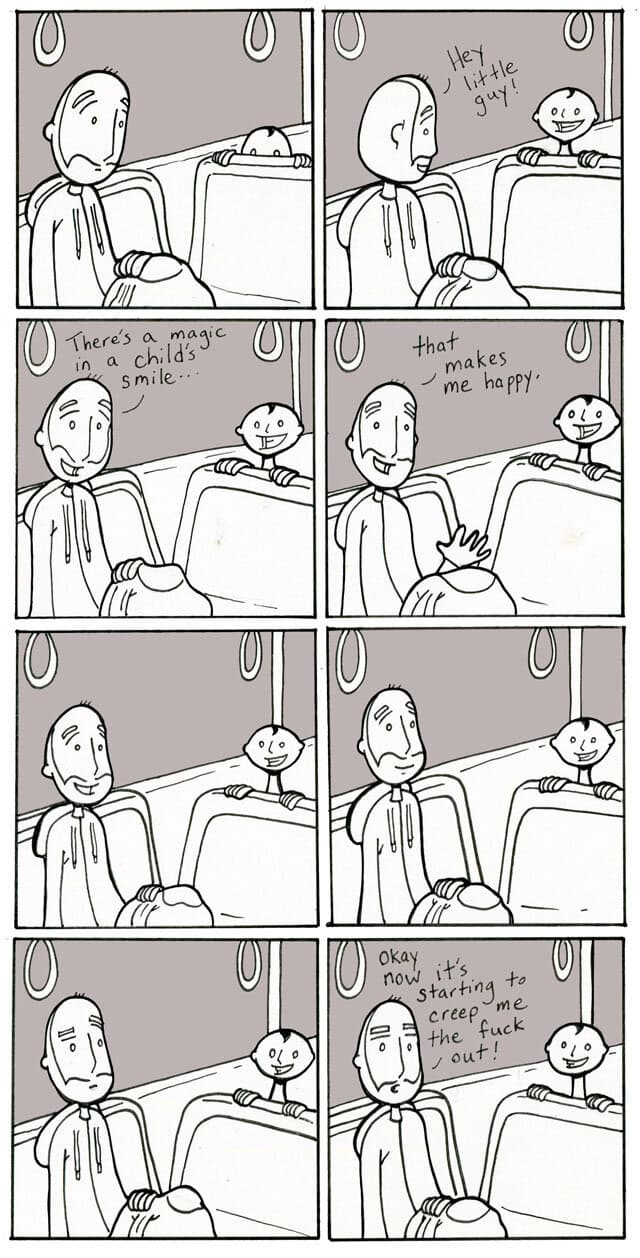 comic smile