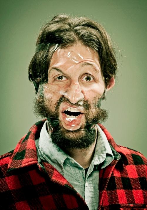 Scotch Tape Faces (5)