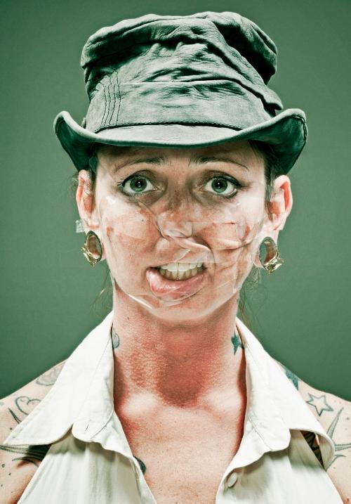 Scotch Tape Faces (7)