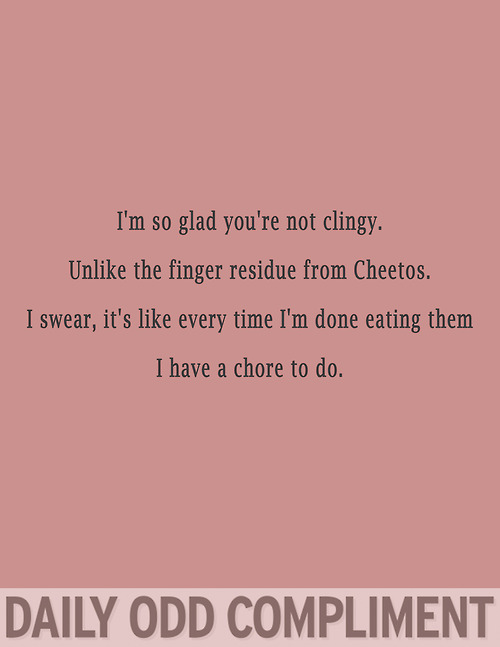 Daily Odd Compliment (15)