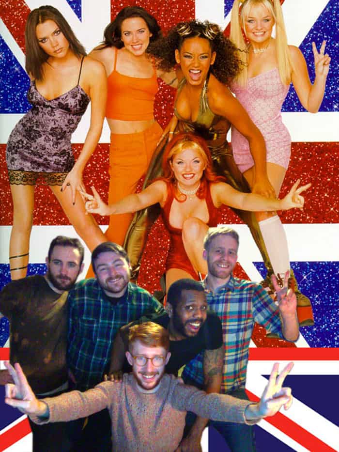 Guys Channel Their Inner Spice Girls (5 Pics) Pleated Jeans