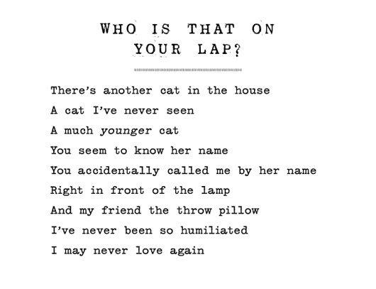 Could Pee on This and Other Poems From Cats (9 Pics) Could Pee on This and Other Poems From Cats (9 Pics)