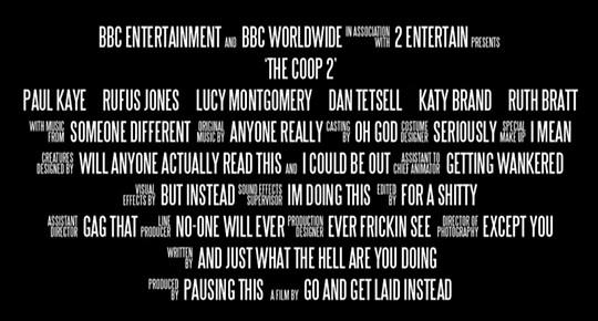 funny movie end credits 1