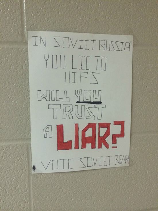 Soviet Bear Runs for Student Council (16 Pics) | Pleated Jeans Soviet Bear Runs for Student Council (16 Pics) | Pleated Jeans