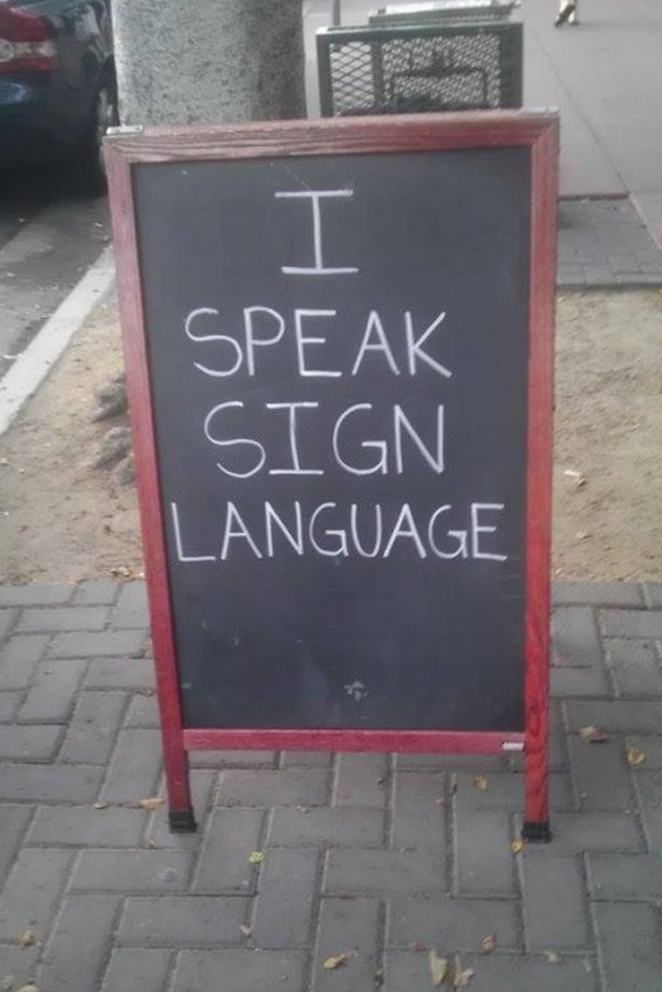 21 Funny Chalkboard Signs | Pleated Jeans