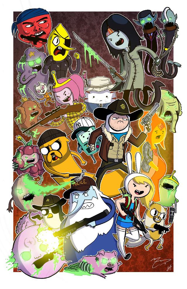 adventure time x one piece
