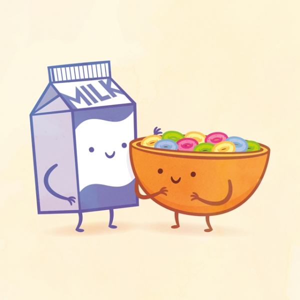 'Taste Buds' Illustrated Series Pairs Up Foods as Best Friends