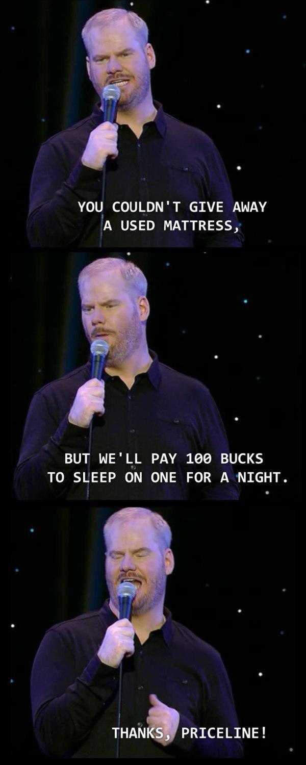 22 Classic Jokes From Jim Gaffigan Pleated Jeans