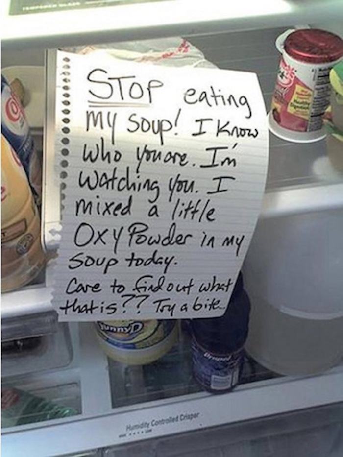 Hilarious Office Fridge Notes That Will Make You Cringe Get A Life Media Source