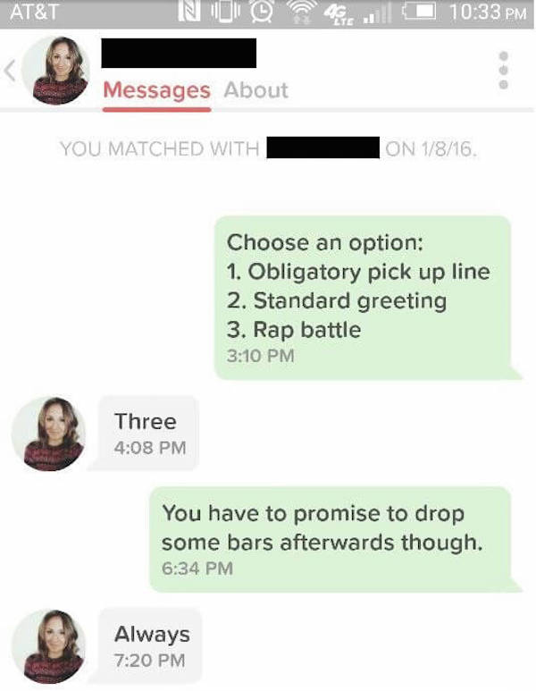 guy challenges woman on