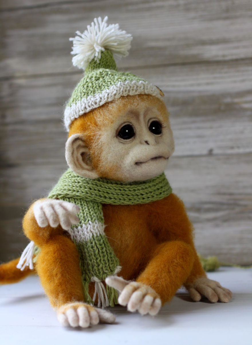 These Wool Stuffed Animals Are Realistically Adorable (13 Pics