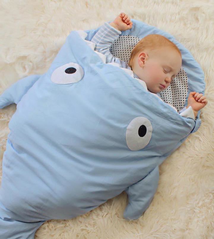 Adorable FishShaped Sleeping Bags 'Swallow' Your Kids Into Comfort