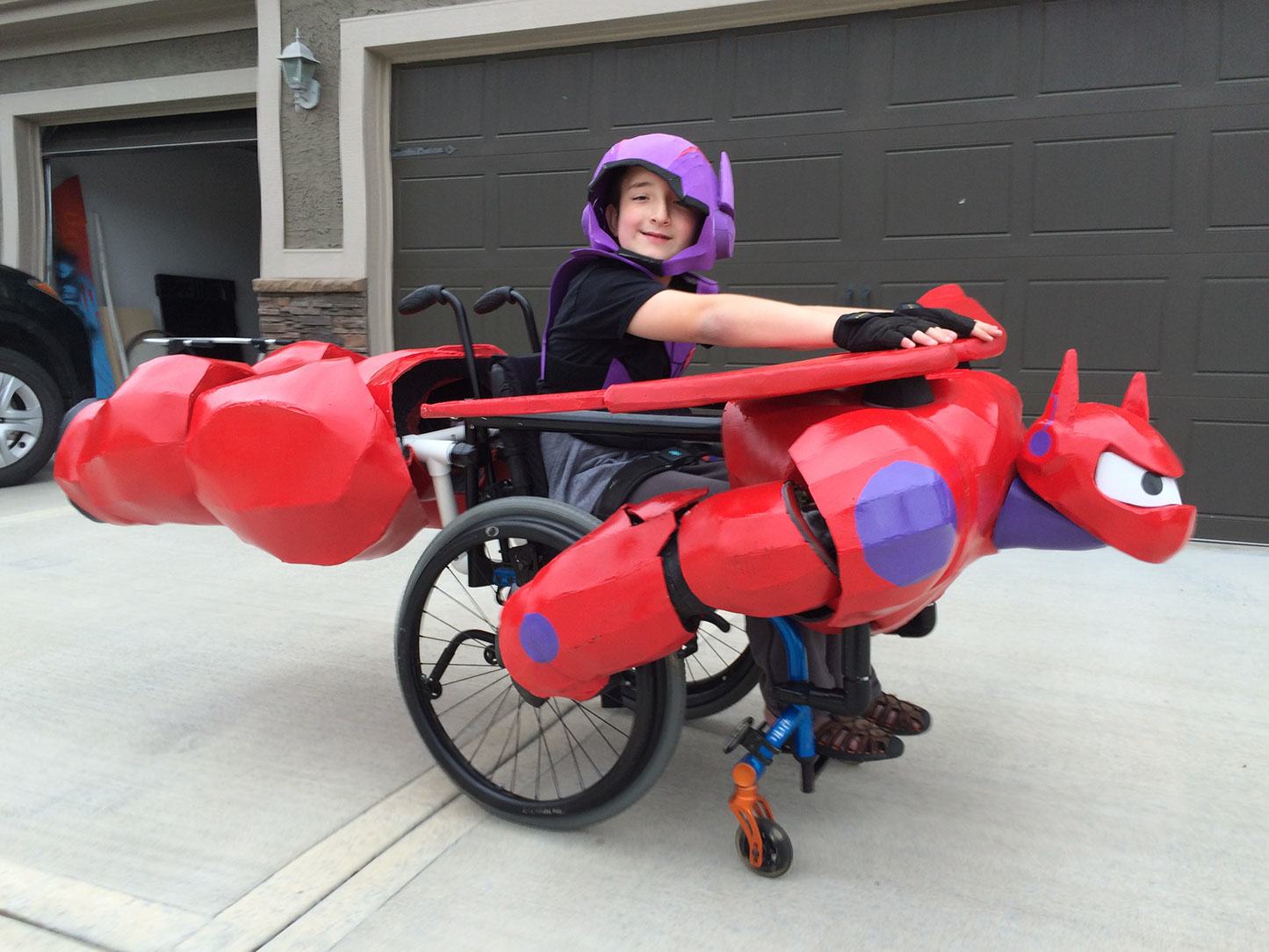 This Company Creates Wheelchair Cosplay for Kids Pleated Jeans