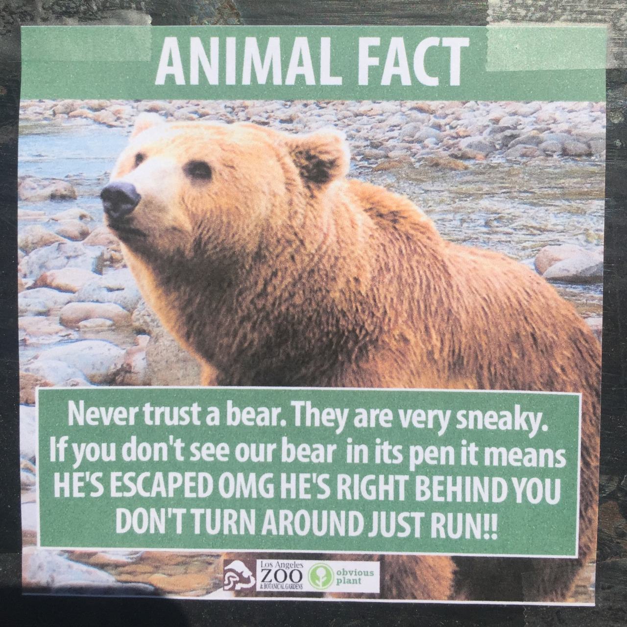 These Fake Animal Facts Were Posted at the Los Angeles Zoo