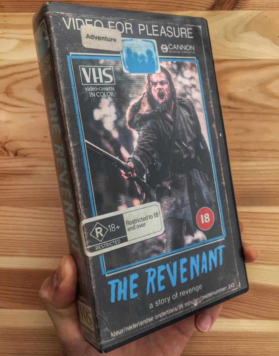 Vintage VHS Covers for Modern Movies Pleated Jeans