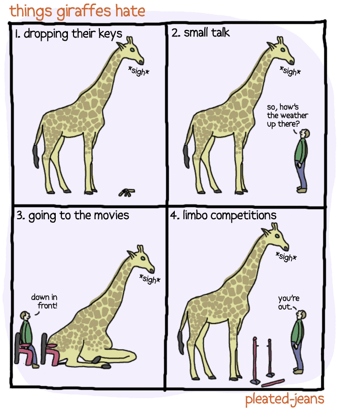 Things Giraffes Hate