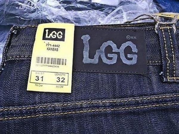 Chinese Knock-Off Brands (16 Pics) | Pleated Jeans