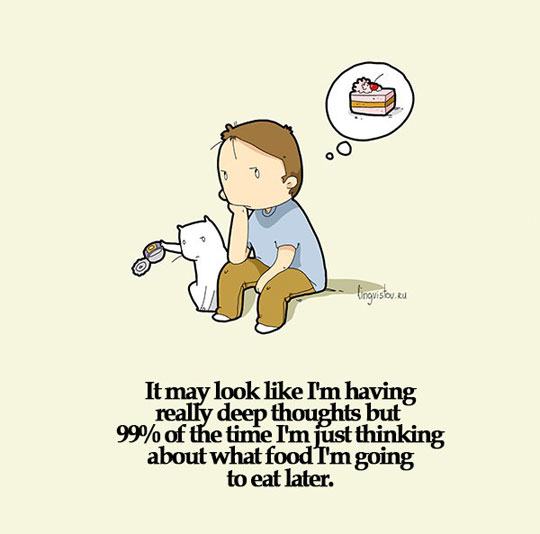 Deep Thoughts Of The Day Funny - 21 Funny Shower Thoughts : 03 (4.67) elise's happy ending at the gym and flashing for kevin.